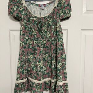 Urban Outfitters Floral Dress - Green and Pink